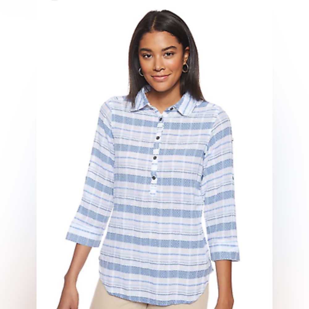 Columbia women’s summer ease popover tunic size small